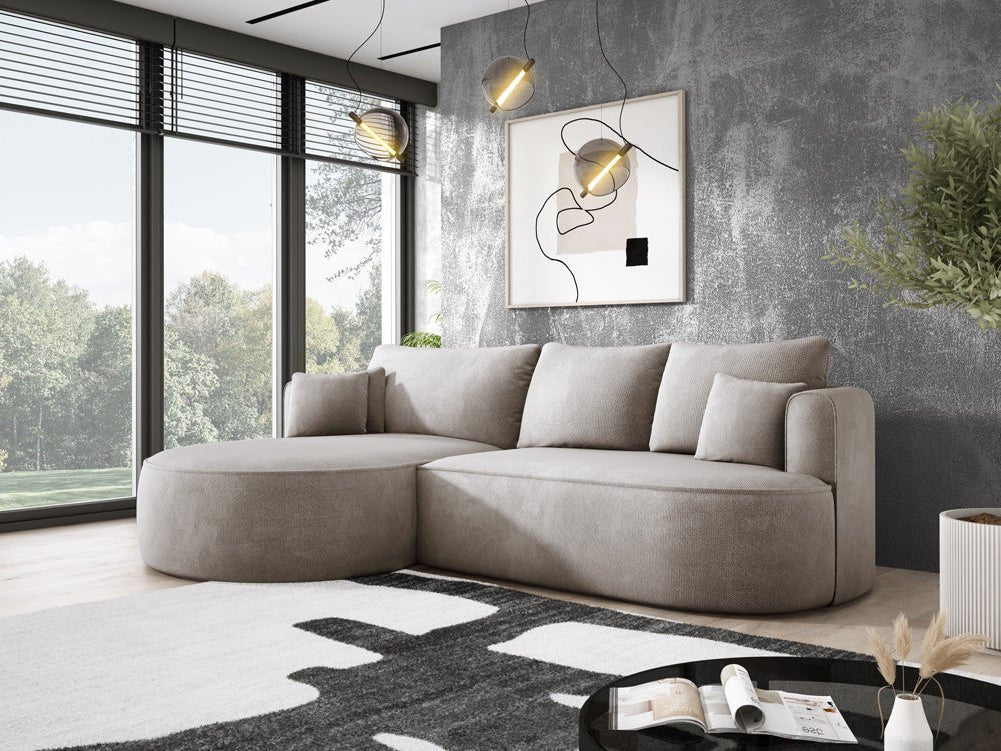 Designer L Sofa Lucca in Bouclé