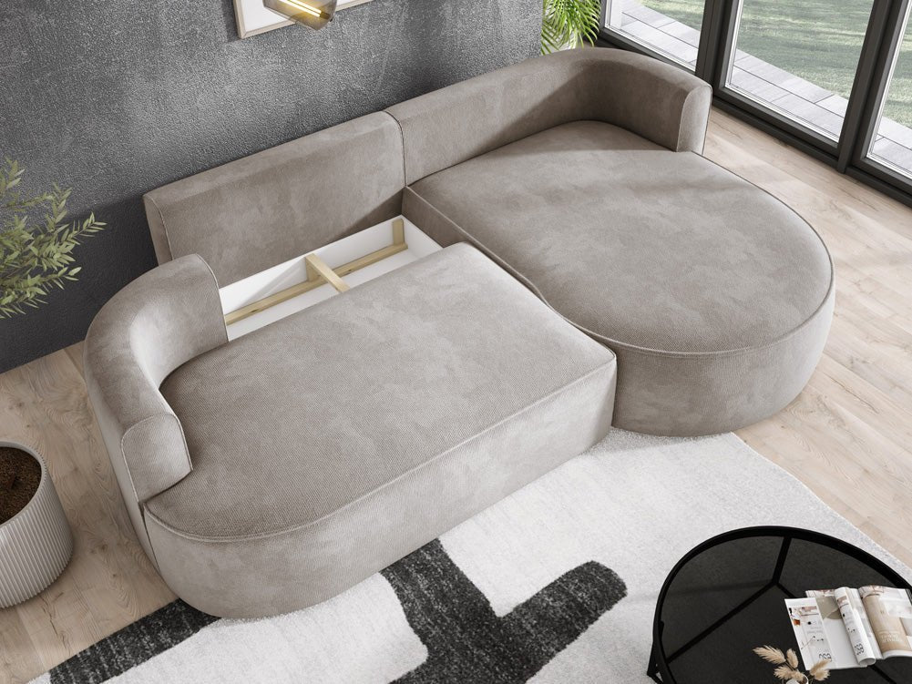 Designer L Sofa Lucca in Bouclé