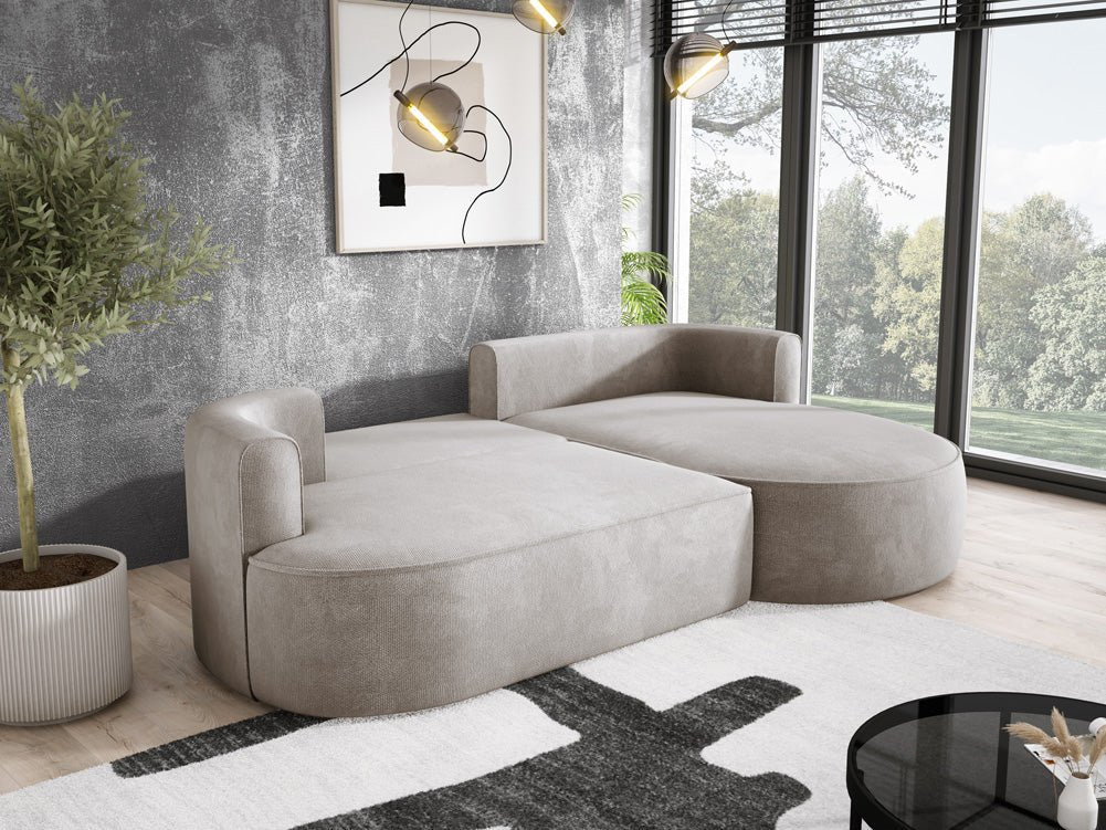 Designer L Sofa Lucca in Bouclé