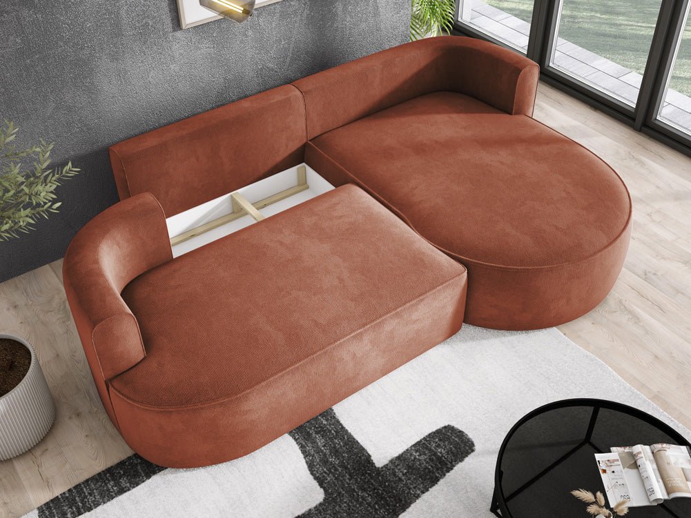 Designer L Sofa Lucca in Bouclé