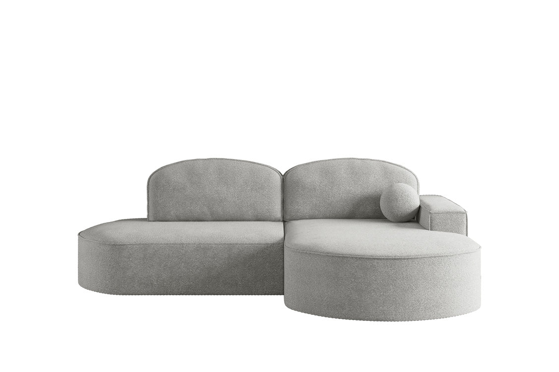 Designer Sofa Lenny Bouclé mit Schlaf- und Klappfunktion