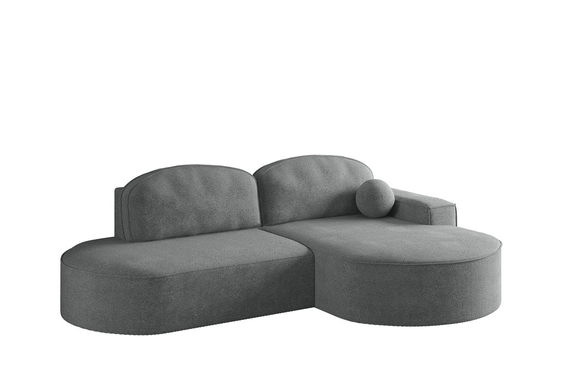 Designer Sofa Lenny Bouclé mit Schlaf- und Klappfunktion