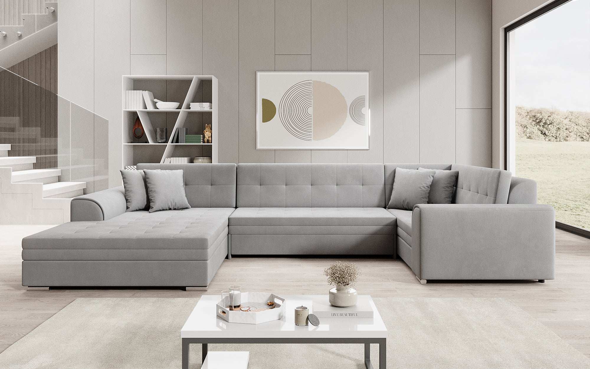 Designer Sofa Velio mit Schlaffunktion