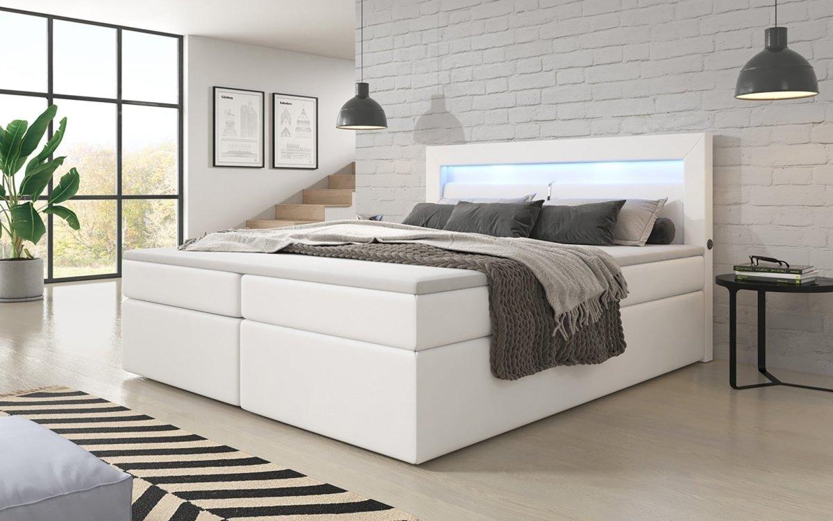 Boxspringbett Repos mit LED und USB