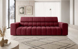 Designer 3er Sofa Aurora mit verstellbaren Kopfstützen - Luxusbetten24