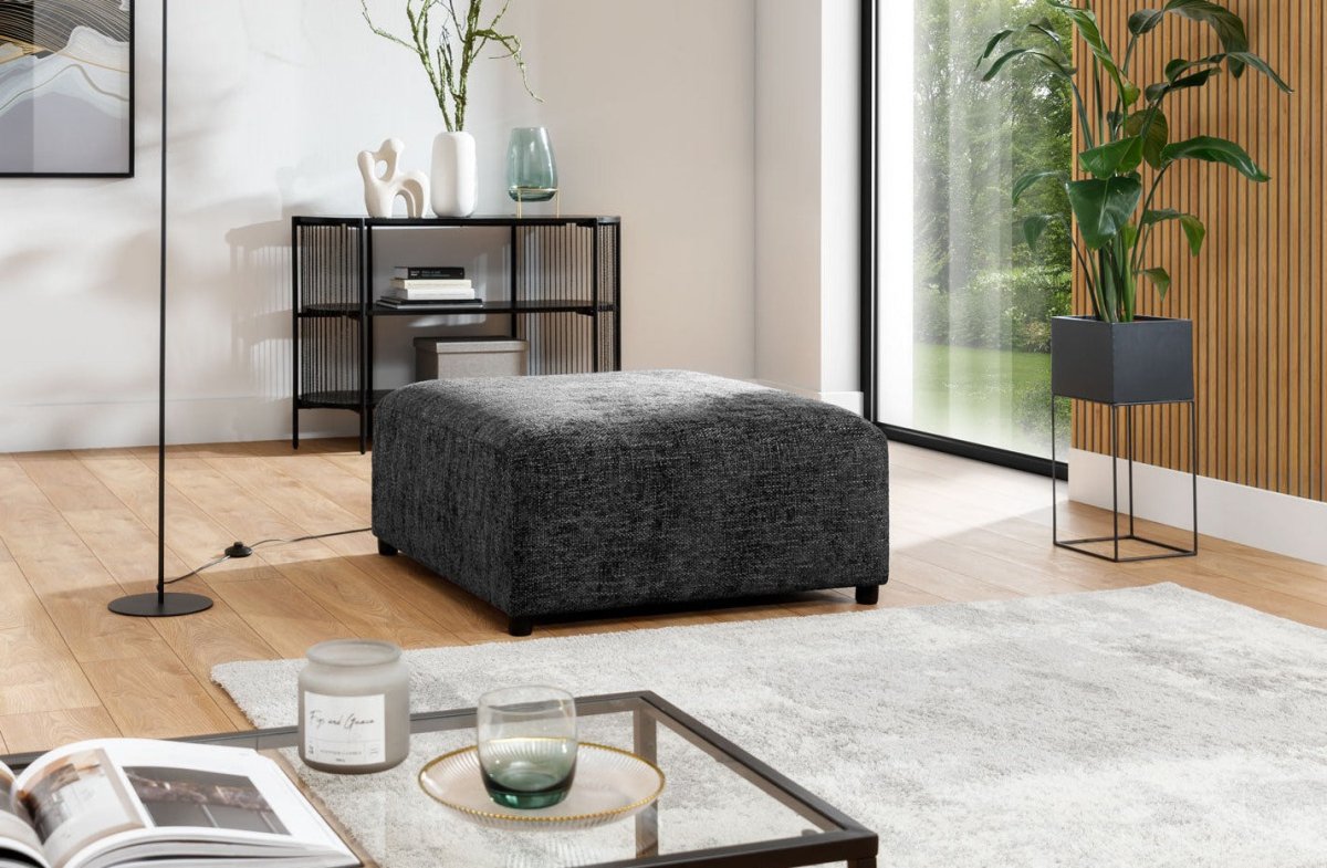 Designer Beistellhocker Napoli - Luxusbetten24