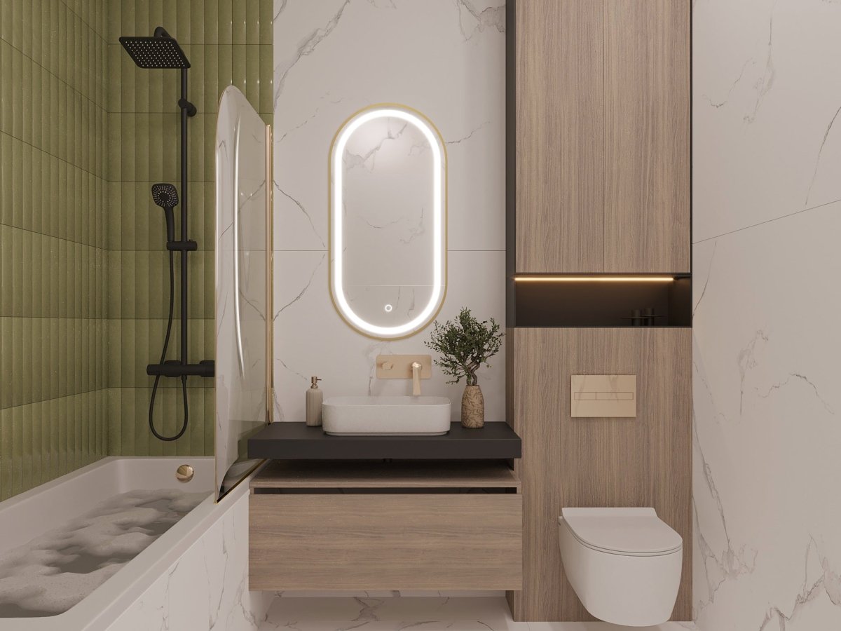 Spiegel Camilla mit LED Beleuchtung - Luxusbetten24