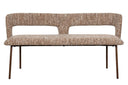 Sitzbank Chelsea – aus Polyester in Braun