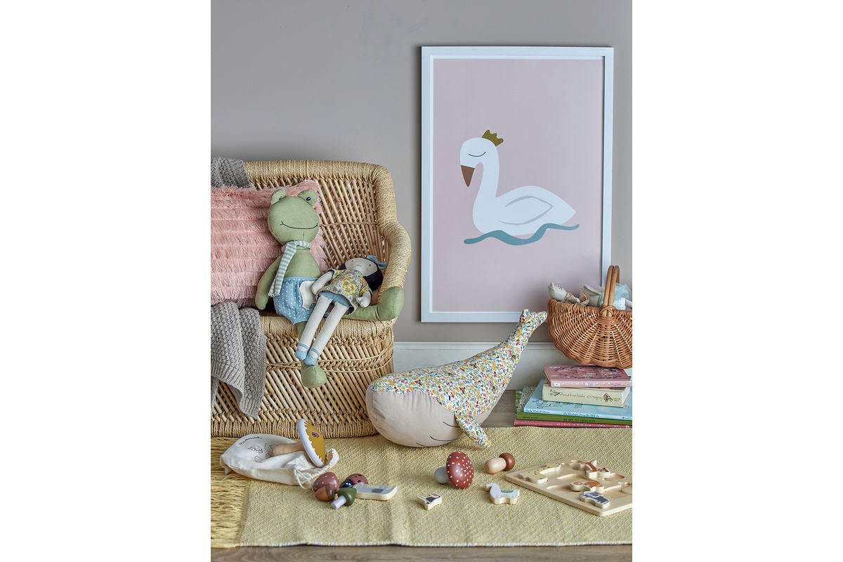 Plüschtier Wally – weicher Stoffwal in buntem Design