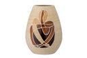 Vase "JONI" - bemaltes Steingut