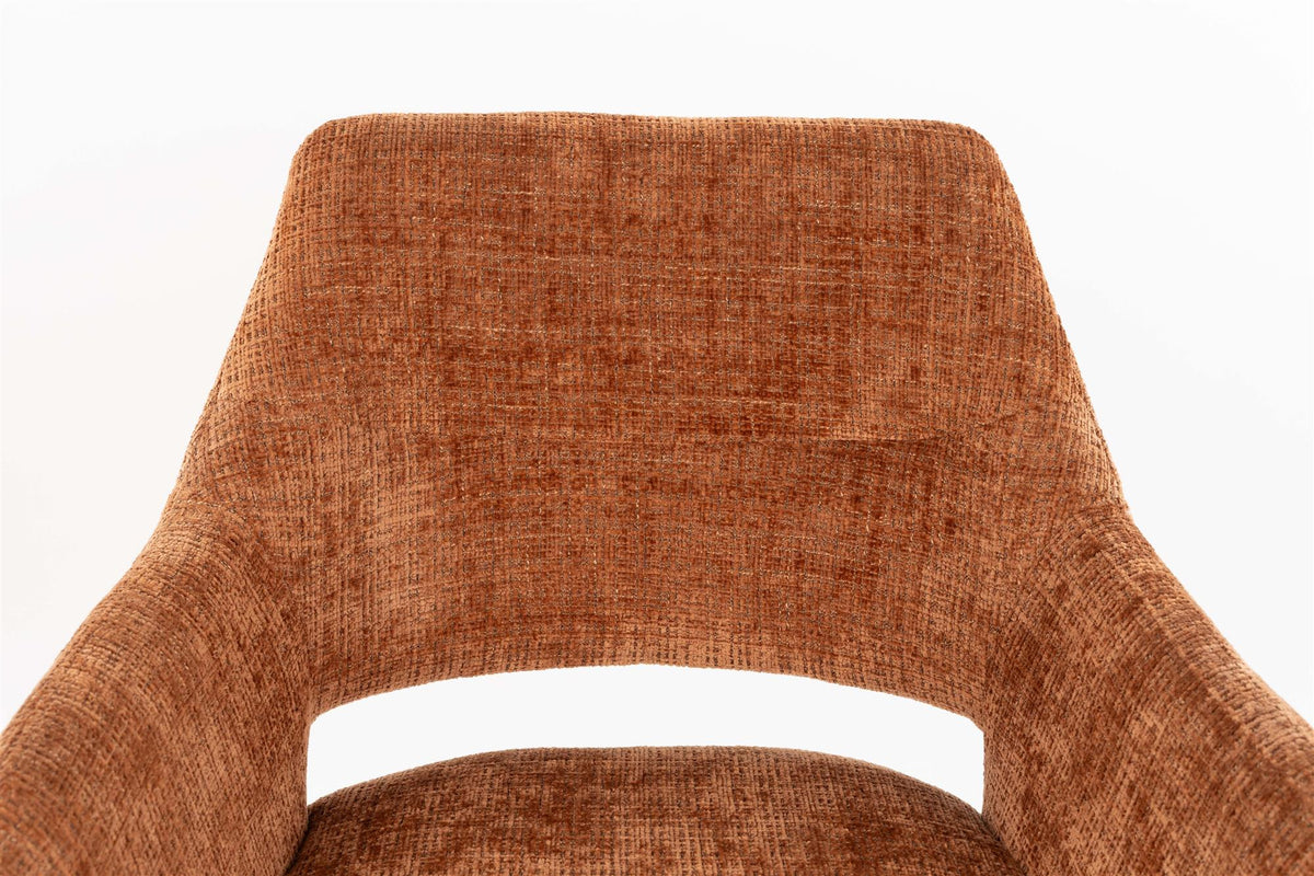 Esszimmerstuhl Merel 2er-Set – aus Polyester in Rot