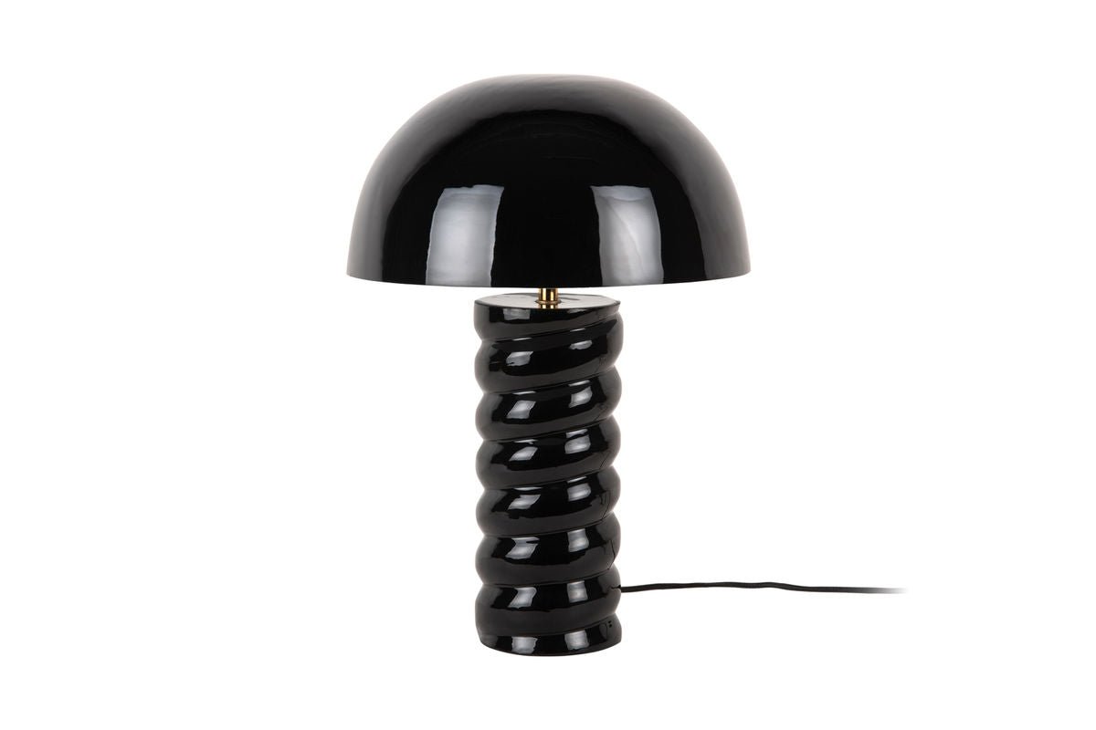 Tischlampe Milano - Designleuchte aus Eisen mit Spiralsockel