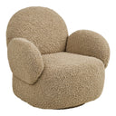Lounge Sessel Alvenia - kuscheligen Bouclé-Look