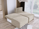 Designer Ecksofa Tilia Cord mit Schlaffunktion und Stauraum