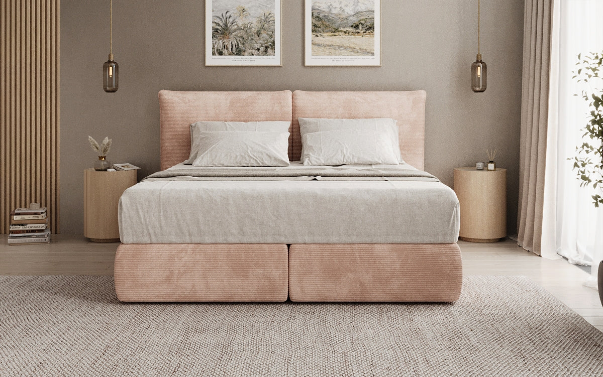 Boxspringbett Pillo in Cord