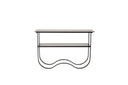 Beistelltisch Velo – modernes Design mit Glasplatte