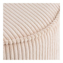 Hocker Nivara - Beige mit Kortoptik