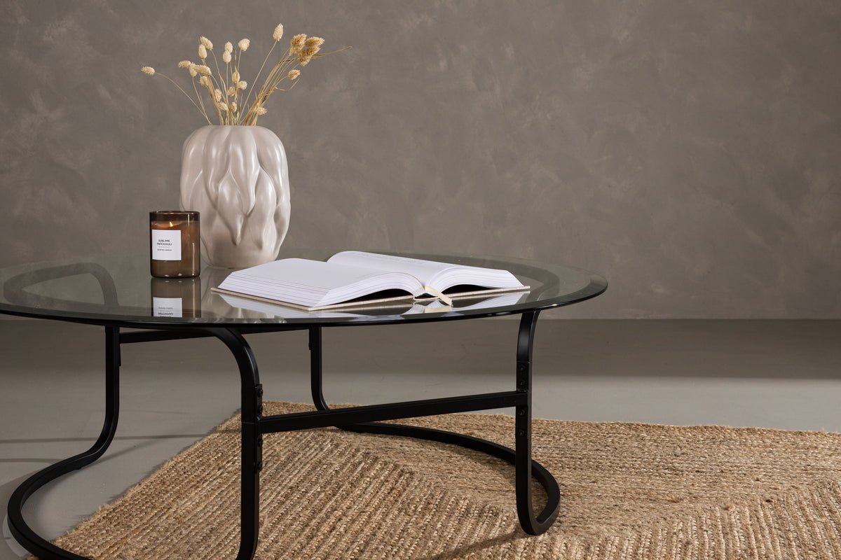 Couchtisch Silento - mit Glasplatte