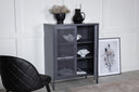Kommode Faylen – Industrial-Design in Schwarz, Weiß & Grau