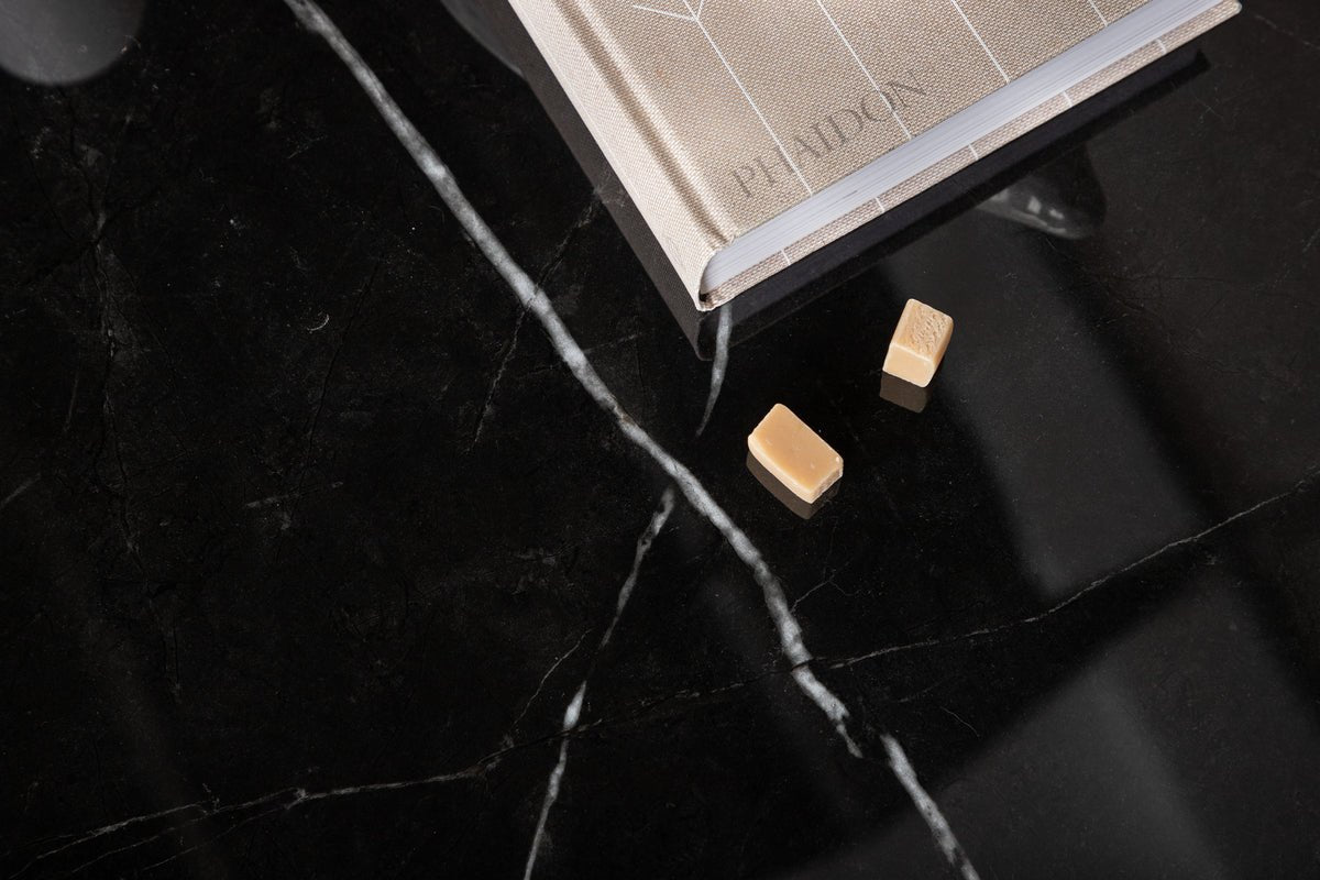 Couchtisch Tango - mit Tischplatte aus Marmorglas