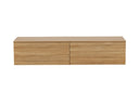 TV-Lowboard Valborg – Walnussfurnier in Natur-Optik