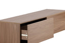 TV-Lowboard Valborg – Walnussfurnier in Natur-Optik