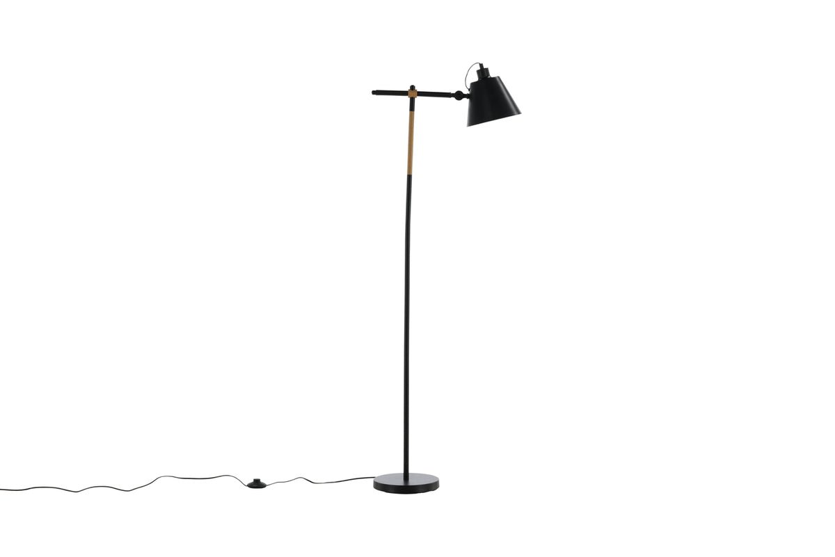 Stehlampe „California“ –  markantes, modernes Design in Schwarz