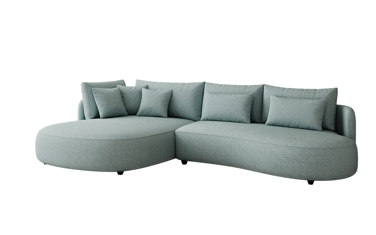 Designer Ecksofa Ando Mini  in Strukturstoff