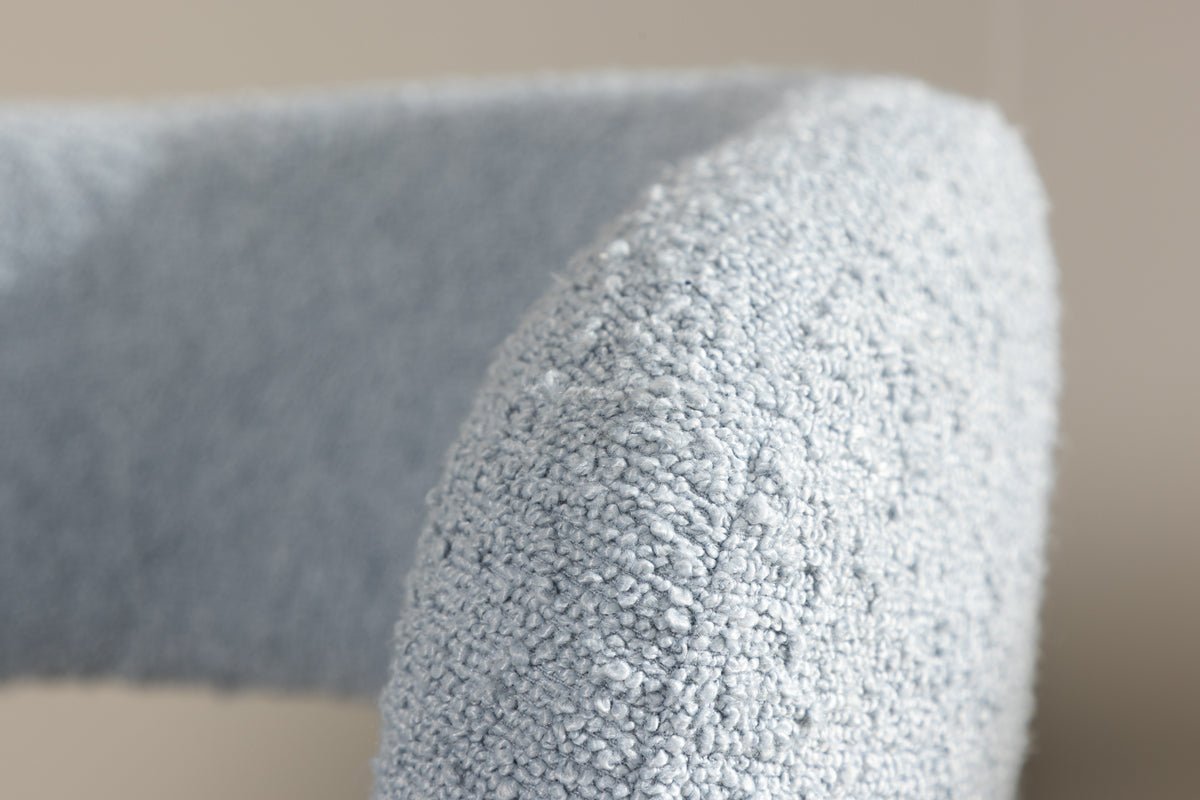 Designer Lounge Sessel Velina – moderner Bouclé-Sessel in vier Farben