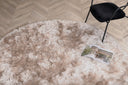 Teppich Anelie – runder Hochflor aus Polyester