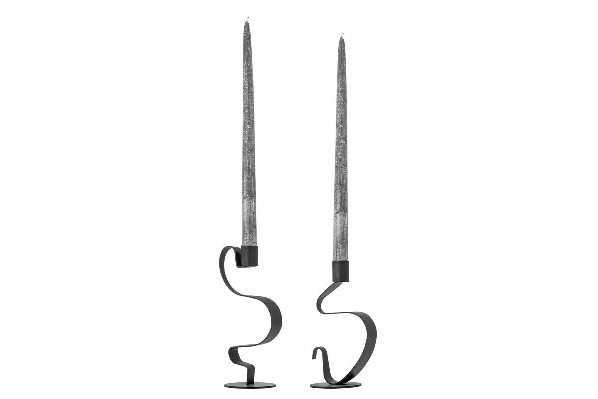 Kerzenhalter-Set Pak – Metall in Schwarz (2er-Set)