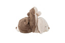 Wendbares Kuscheltier Nori – Braun & Natur, aus Polyester