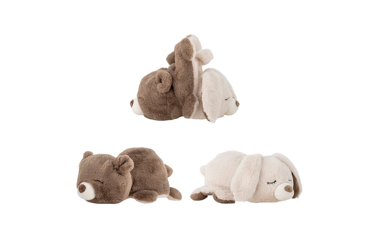 Wendbares Kuscheltier „Nori“ – Braun & Natur, aus Polyester