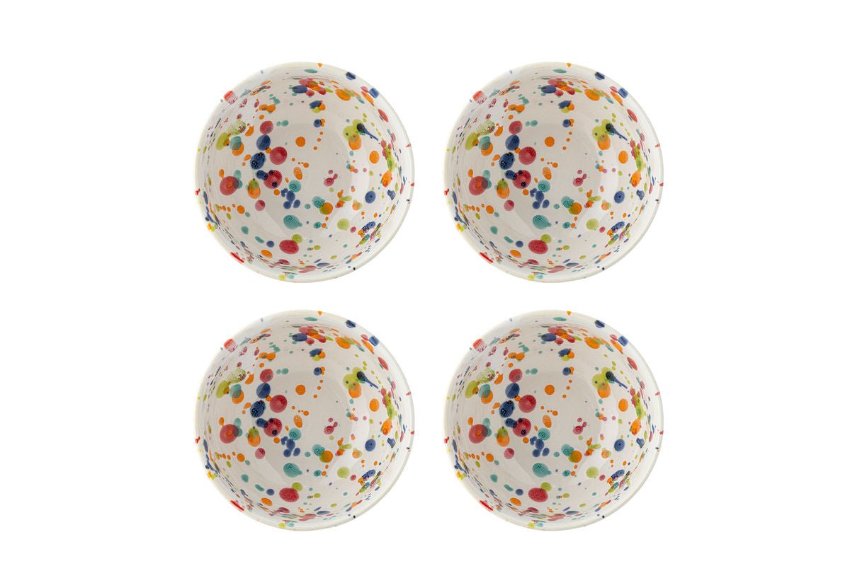 Schalen-Set Polina – Buntes Steingut (4-teilig)