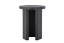 Beistelltisch Arno – Grafisches Design in Schwarz