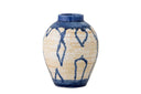 Vase Avero – Blaues Steingut