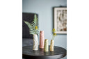 Vase Tavik – Steingut mit reaktiver Glasur (4er-Set)