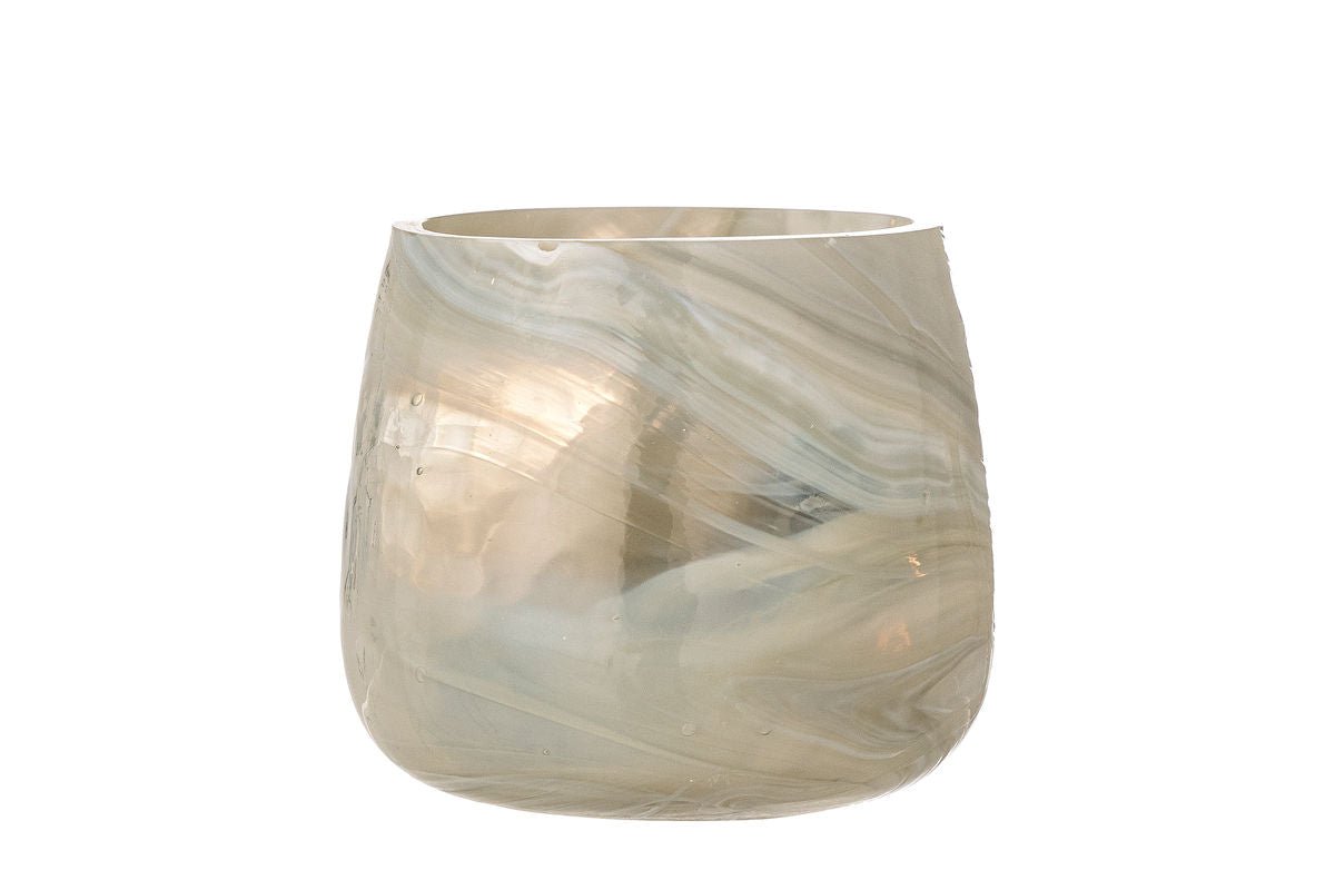 Teelichthalter Stanly - aus recyceltem Glas