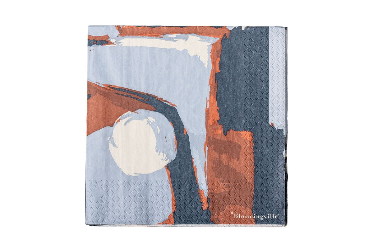 Papierservietten Olea – 33 × 33 cm, 20 Servietten - grafisches Design