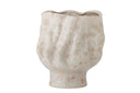 Vase Elvane – Weißes Steingut
