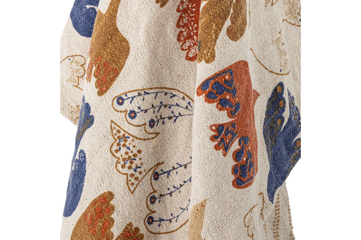 Tagesdecke Solana – recycelte Baumwolle mit grafischem Muster