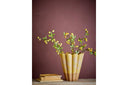Vase Yellow Brülé – aus Steingut