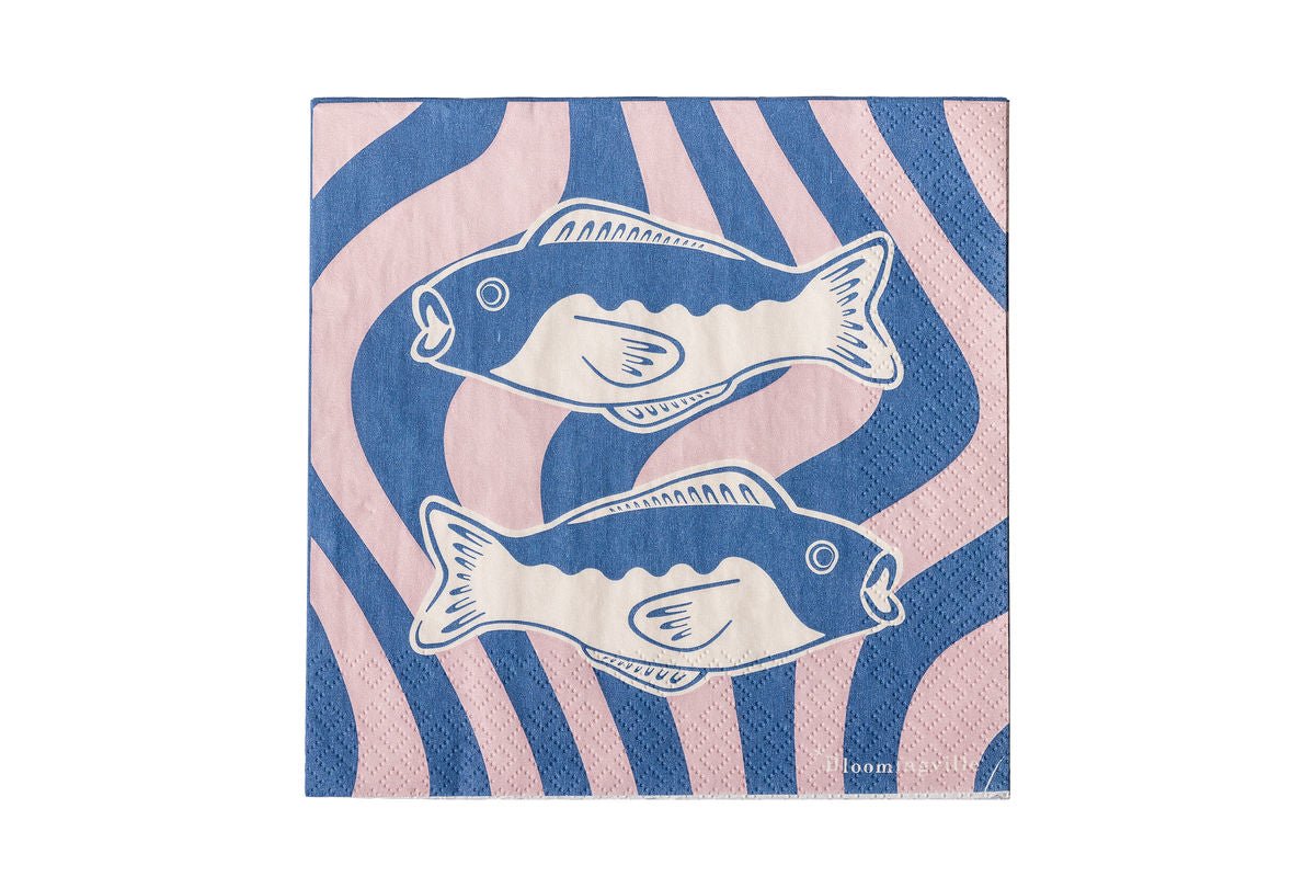 Papierservietten Mare - 33 x 33 cm, 20 Stück - maritimes Design