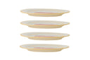 Teller-Set Maris – Steingut mit Fischmotiv (4er-Set)