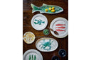 Teller-Set Maris – Steingut mit Fischmotiv (4er-Set)