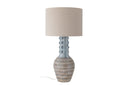 Stehlampe Judi – Steingut mit handbemalter Glasur
