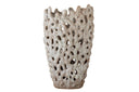 Vase Flecht – aus Steingut