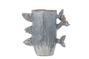 Vase 3 Fishes – aus Steingut