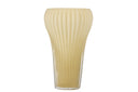 Vase Solene – Gelbes Glas