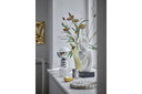 Vase Solene – Gelbes Glas